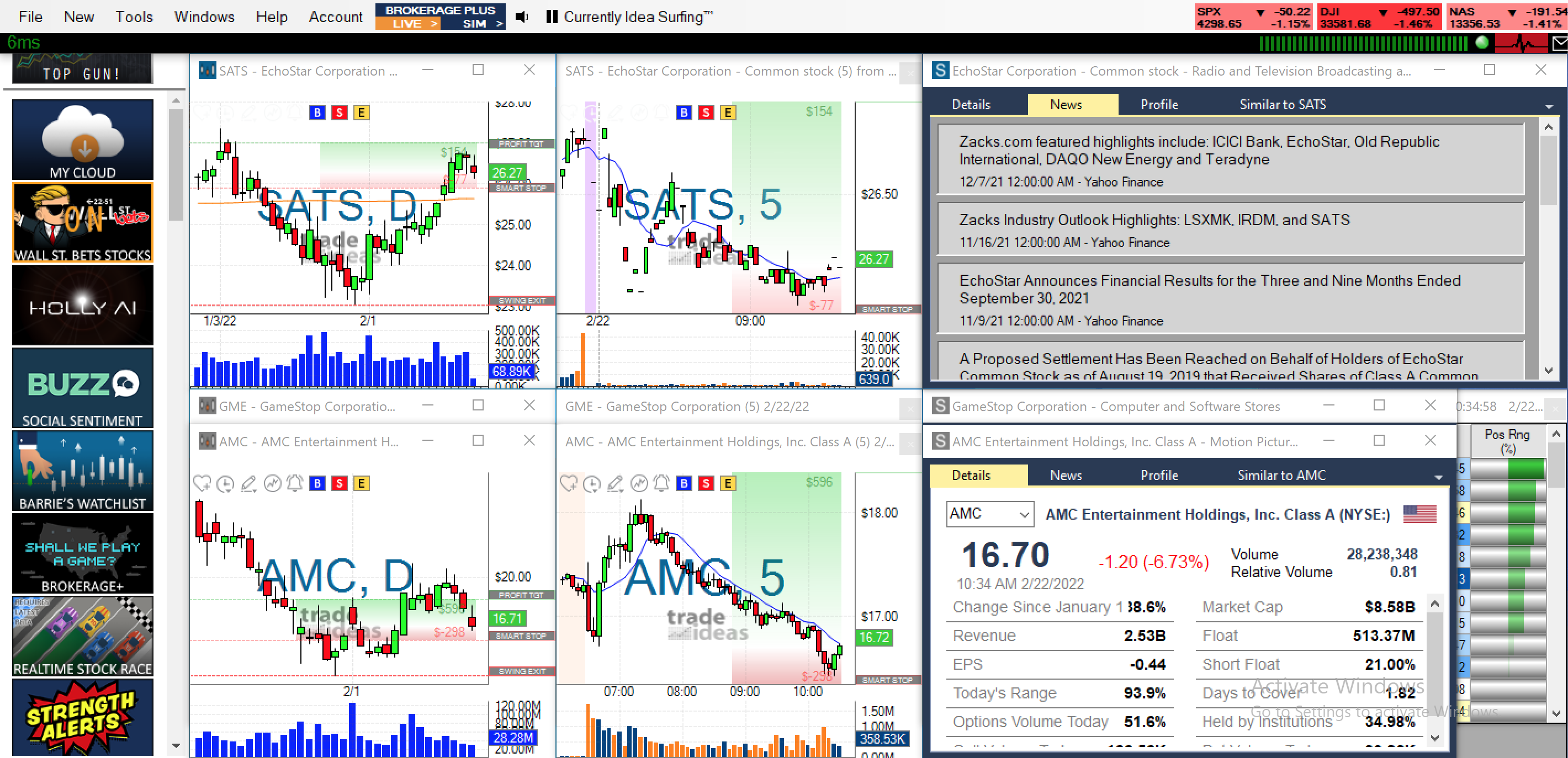 Trade Ideas Dashboard